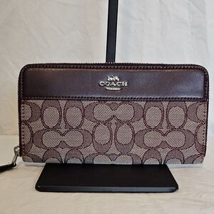 *NWOT* Coach Leather & Fabric Wallet